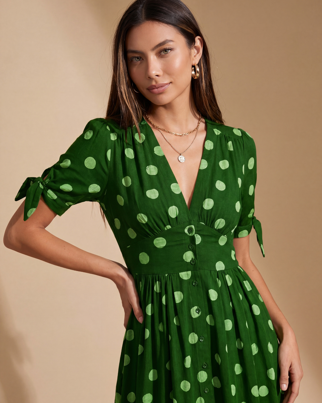 Valnera™| Vestido Victoire de Lunares
