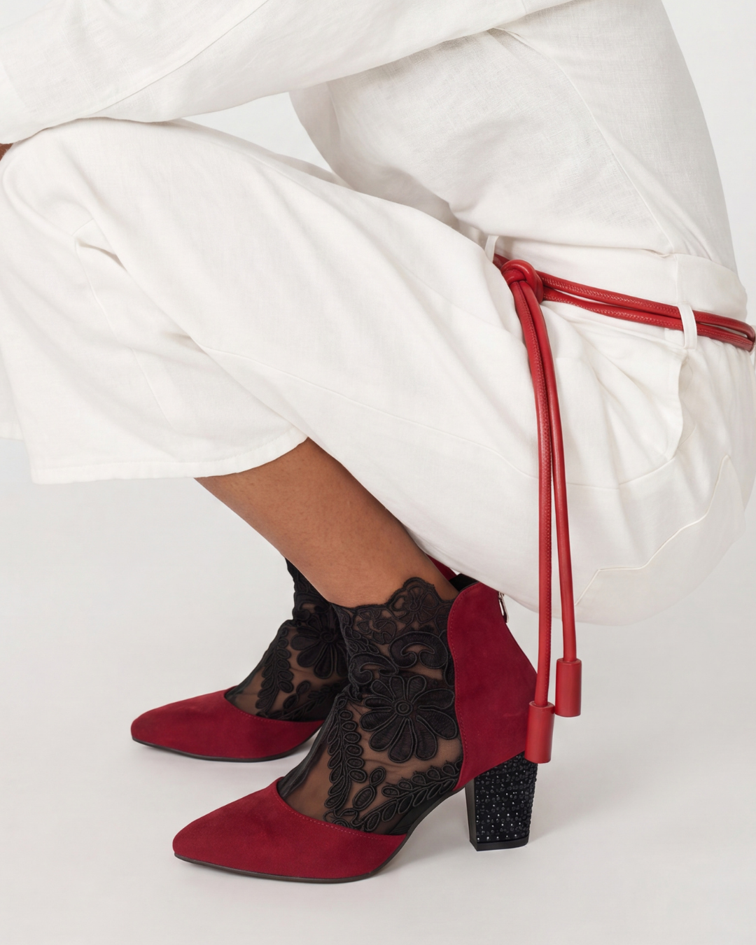 Valnera™| Botines Norene de Encaje