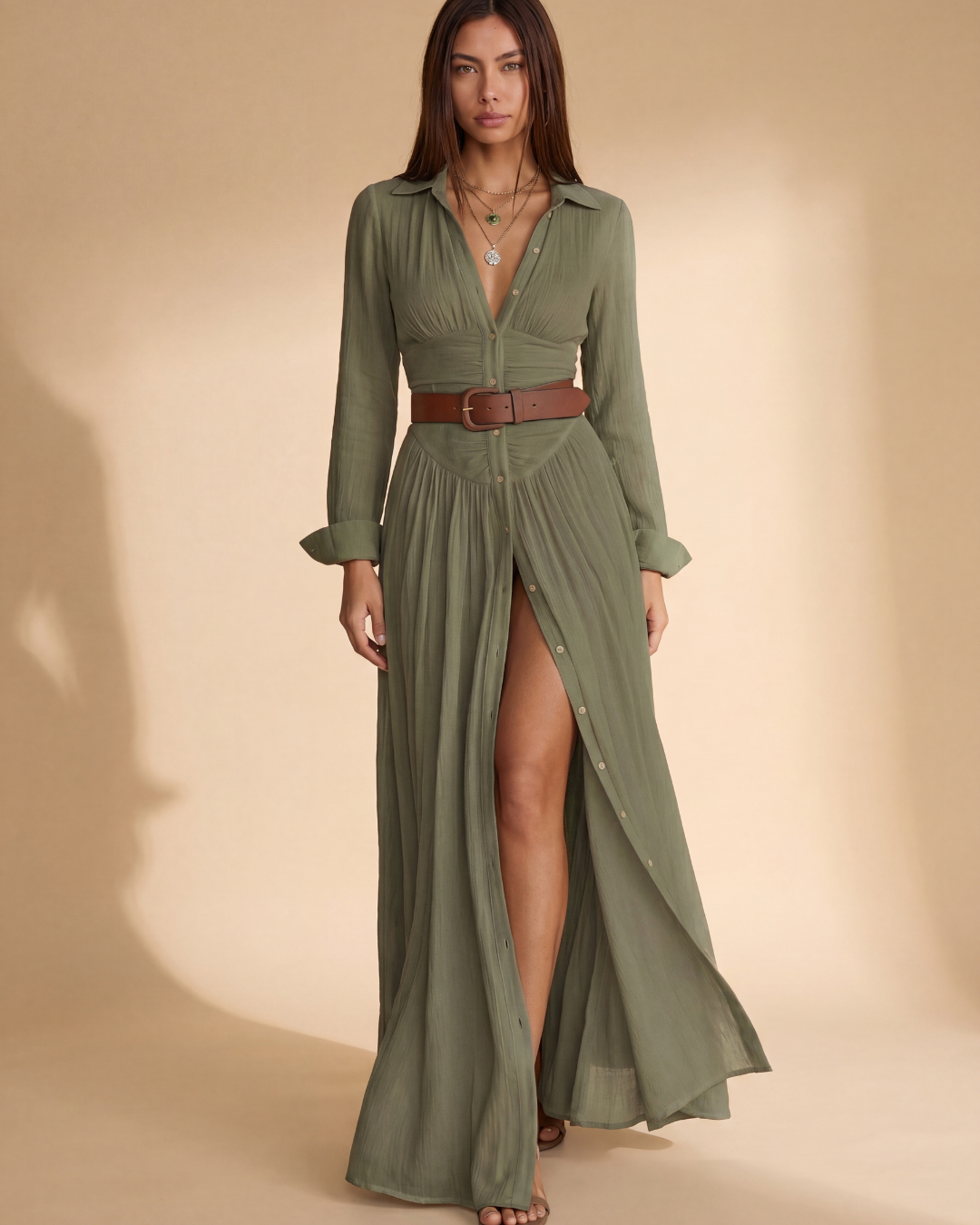 Valnera™| Vestido Largo de Lino Virelle