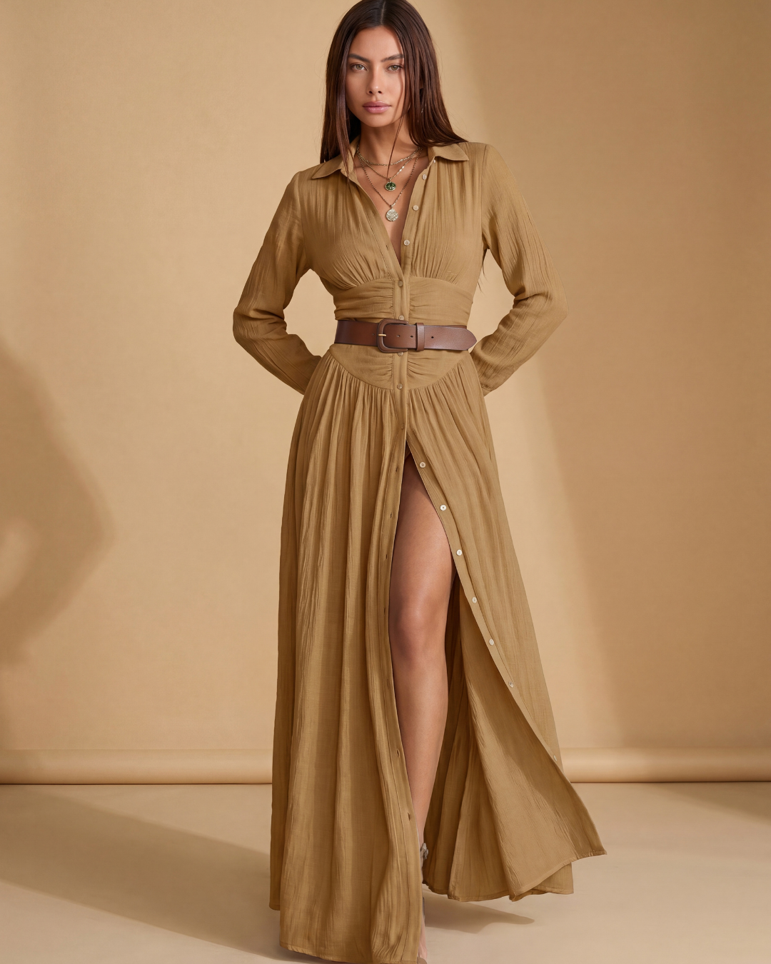 Valnera™| Vestido Largo de Lino Virelle