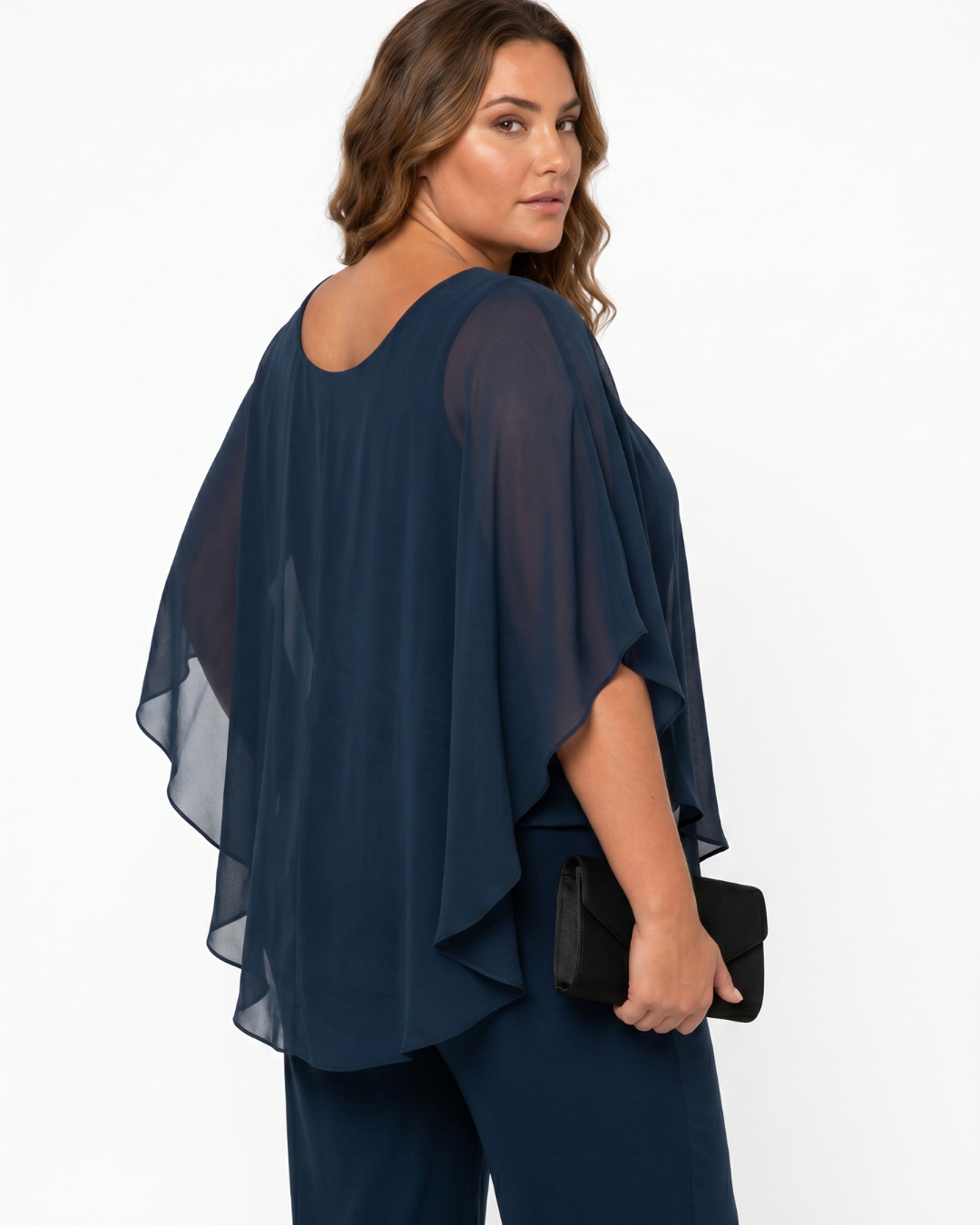 Valnera™| Conjunto Elegante Montéline de Pantalón Ancho y Top Manga Murciélago