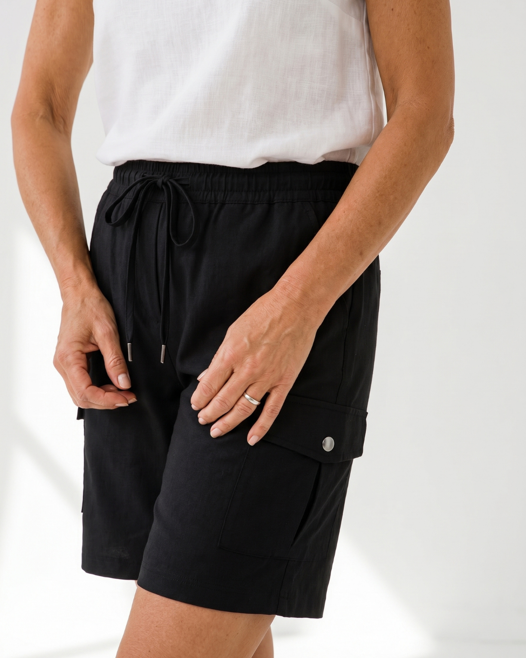 Valnera™| Pantalones Cortos Cargo de Bolsillos Laterales
