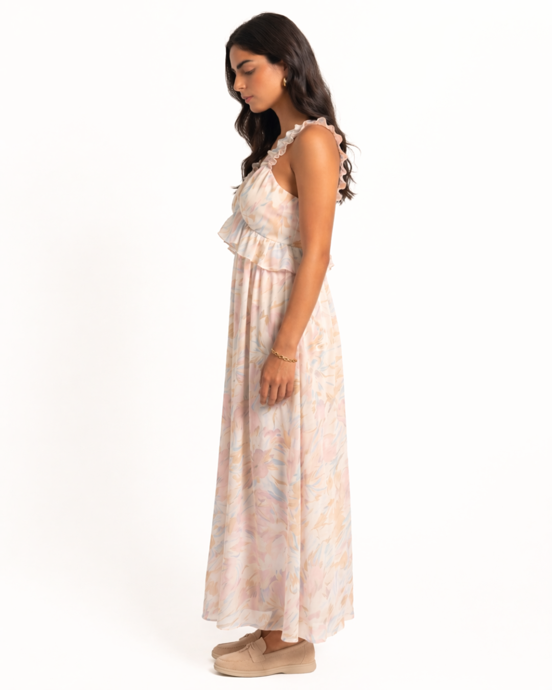 Valnera™| Vestido Floral Largo