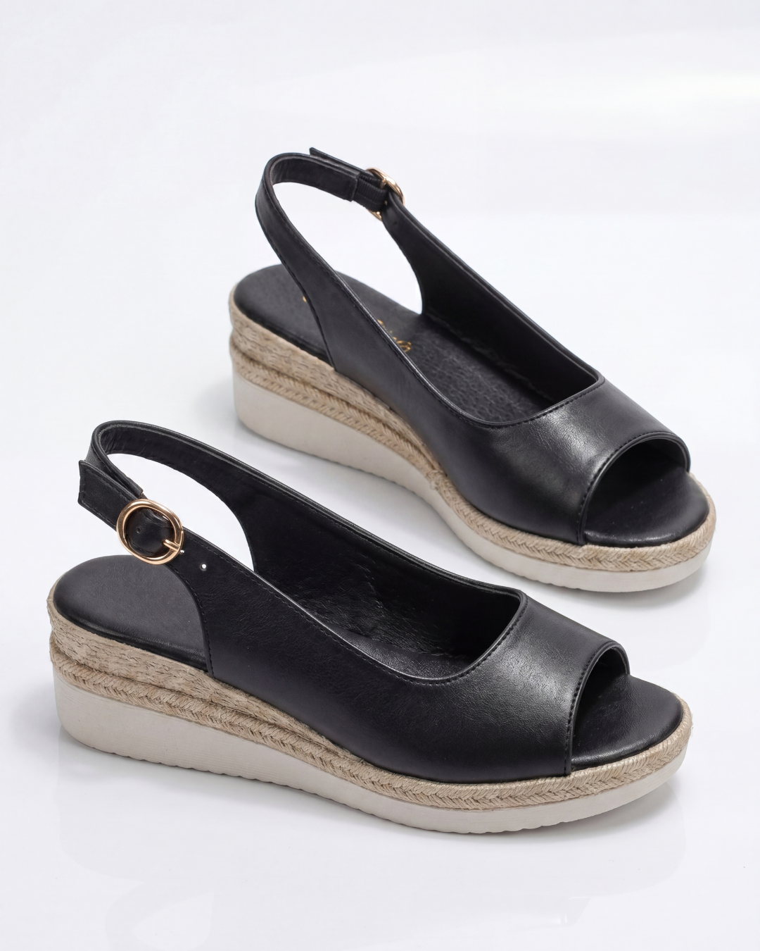 Valnera™| Sandalias Cuña con Cierre de Talón