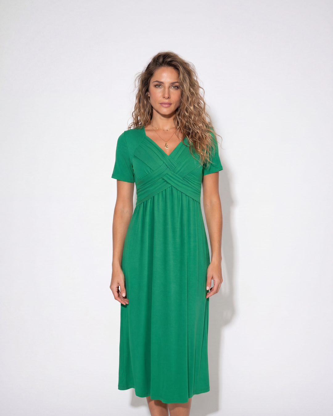 Valnera™| Elegante vestido cruzado con escote en V